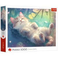 Пазл Trefl Релакс котика 1000 елементів (5900511109832)