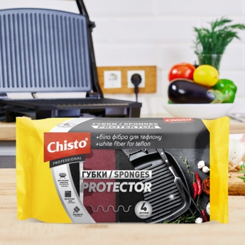 Губки кухонні Chisto Protector 4 шт. (4823098414773)