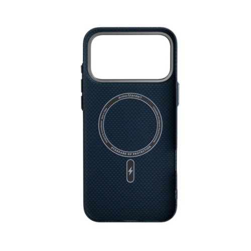 Чохол до мобільного телефона Armorstandart LikeCarbon2 MagCase Apple iPhone 18 Pro Max / 17 Pro Max Kevlar Dark Blue (ARM92541)