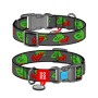 Нашийник для тварин WAUDOG Nylon з QR паспортом "Калина" пластиковий фастекс XL (4504-0228)