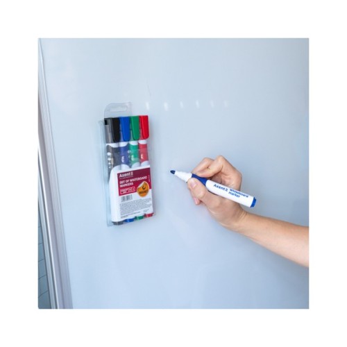 Маркер Axent набір для сухостираємих дошок Comfort Grip 2 мм круглих 4 шт (2552-40-A)