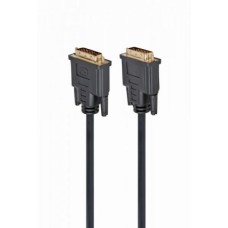 Кабель мультимедійний DVI M to DVI M 4.5m 24+1pin Cablexpert (CC-DVI2-BK-15)