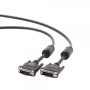 Кабель мультимедійний DVI M to DVI M 4.5m 24+1pin Cablexpert (CC-DVI2-BK-15)