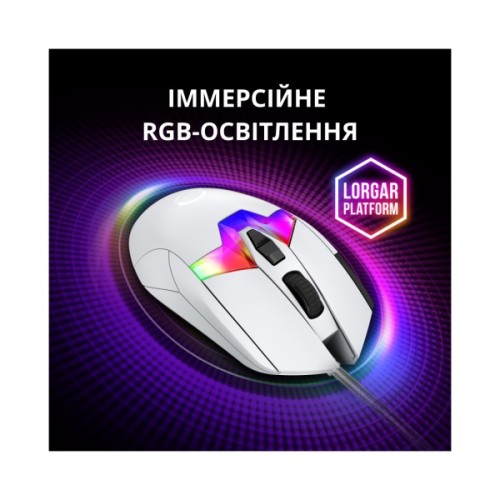 Мишка Lorgar MSP80 Pro USB White (LRG-MSP80-WH)