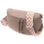 Сумка Vintage Шкіряна жіноча через плече з міні гаманцем Бежева (22663)