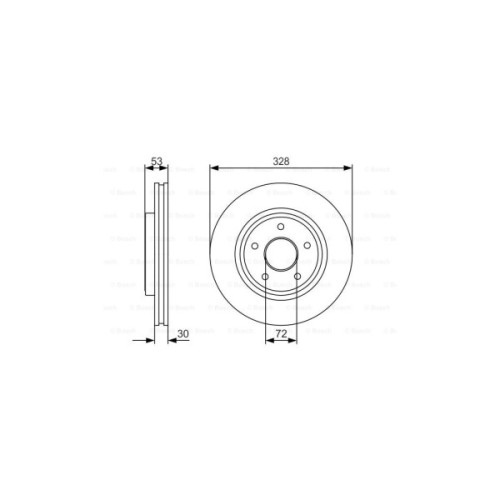 Гальмівний диск Bosch 0 986 479 R48