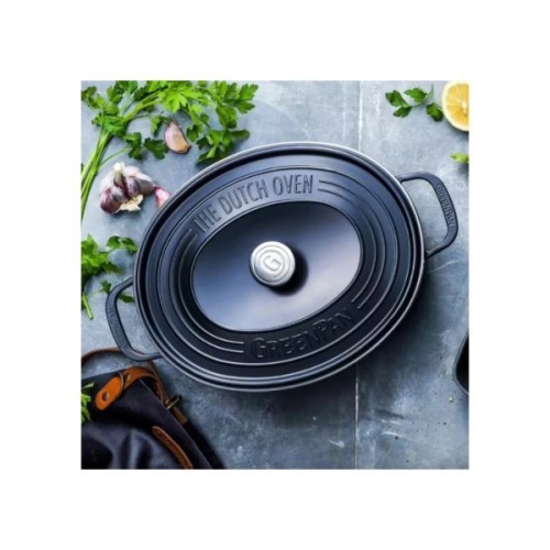 Гусятниця GreenPan Featherweights 25 см, 6,2 л чорна (CC002222-001)