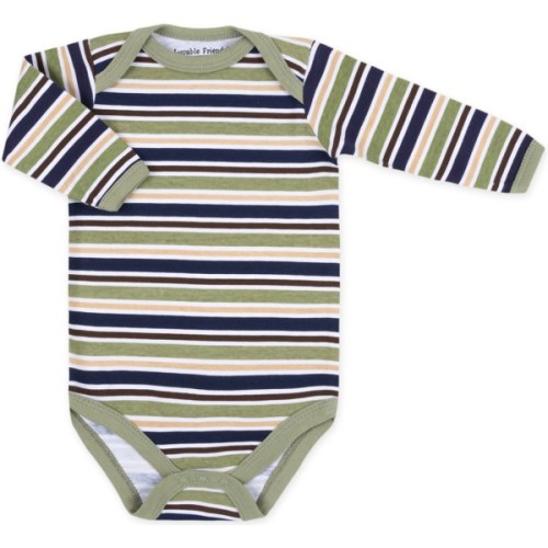 Боді дитяче Luvable Friends 5 шт з довгими рукавами для хлопчиків (38055.0-3)