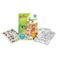 Набір для творчості Crayola Mini Kids Розмальовка Улюблені казки, 96 сторінок та додатково наліпки (25-1081)