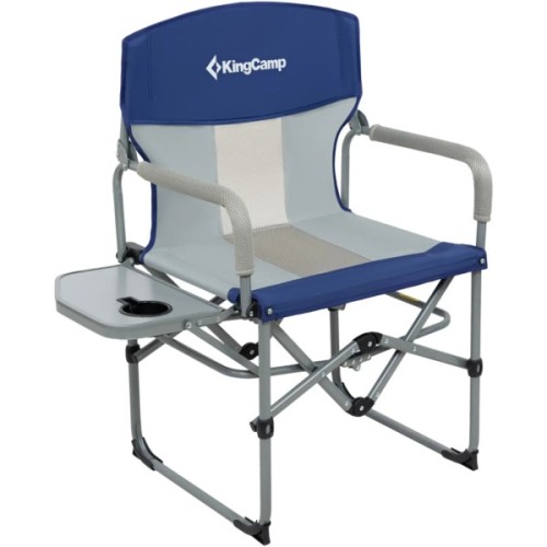 Крісло складане KingCamp ASH Navy/Beige (KC3824_NAVY/MEDIUMGREY)