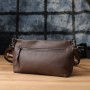 Сумка Vintage З натуральної шкіри Коричнева (23006)