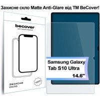 Скло захисне BeCover Matte Anti-Glare Samsung Galaxy Tab S10 Ultra (SM-X920/SM-X926) 14.6" (713445)