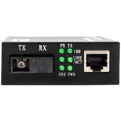 Медіаконвертер RCI 100M, 20km, SC, RJ45, Tx 1550nm, standart size metal case (RCI902W-FE-20-R)