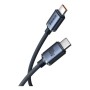 Дата кабель USB-C to USB-C 1.2m 100W black Baseus (CAJY000601)