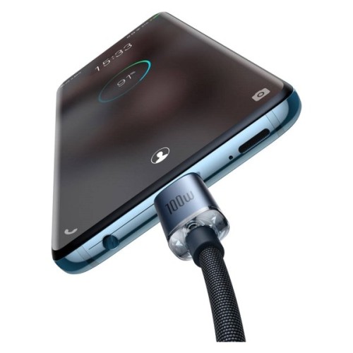 Дата кабель USB-C to USB-C 1.2m 100W black Baseus (CAJY000601)