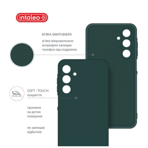 Чохол до мобільного телефона Intaleo Silicone Samsung Galaxy A25 Dark Green (1283126600135)