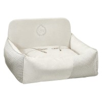 Автомобільне крісло для тварин Chloe's Home Berlin подвійне 68х48 см бежеве (CLH4913)