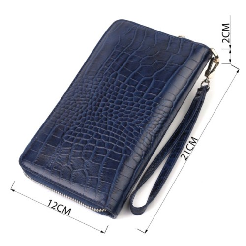 Гаманець Canpellini З натуральної шкіри Синій (21922)