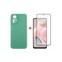 Чохол до мобільного телефона Dengos Kit for Xiaomi Redmi Note 12s case + glass (Mint) (DG-KM-46)