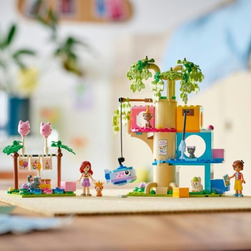 Конструктор LEGO Friends День народження кота та будинок на дереві (42666)