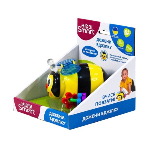 Розвиваюча іграшка Kiddi Smart Дожени Бджілку (світло, звук) (557822-43)