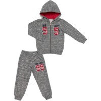 Спортивний костюм дитячий Breeze з капюшоном (9672-98B-gray)