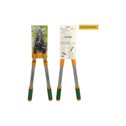 Секатор Gruntek XT 27-41 з храповим механізмом, d 40мм, 700-1040мм, з телескопiчними ручками (295070140)