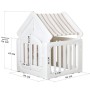 Ігровий будиночок Mealux LuluHouse манеж White (KD-C029 White)