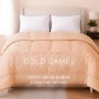 Ковдра MirSon Набір 9550 Gold Camel Hand Made Ковдра зимова Полуторна 140х205 Wool + Подушка 50х70 (2200010806359)