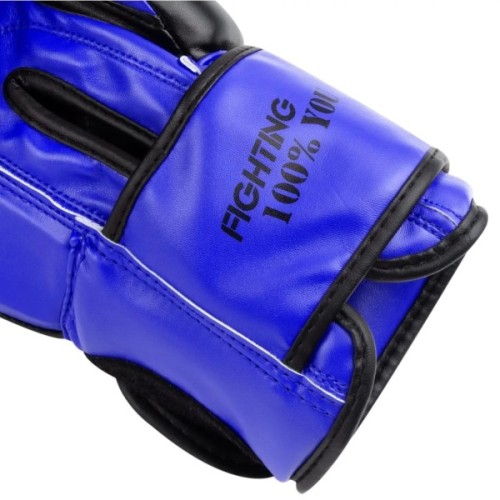 Боксерські рукавички PowerPlay 3004 Classic Чорно-Сині 12 унцій (PP_3004_12oz_Bl/Navy)