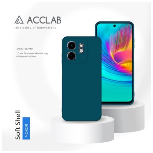 Чохол до мобільного телефона ACCLAB SoftShell Infinix Smart 9 Blue (1283126611681)