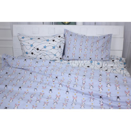 Постільна білизна MirSon Бязь 17-0527 Bunnies Дитячий (2200003669435)