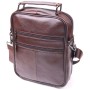 Сумка Vintage Чоловіча з ручкою шкіряна Коричнева (21276)