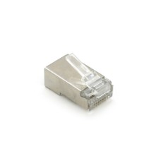 Конектор RJ45 cat.6 FTP, екранований, 50 шт упаковка Merlion (RJ45ML-2-50-CAT6-FTP / 10566)