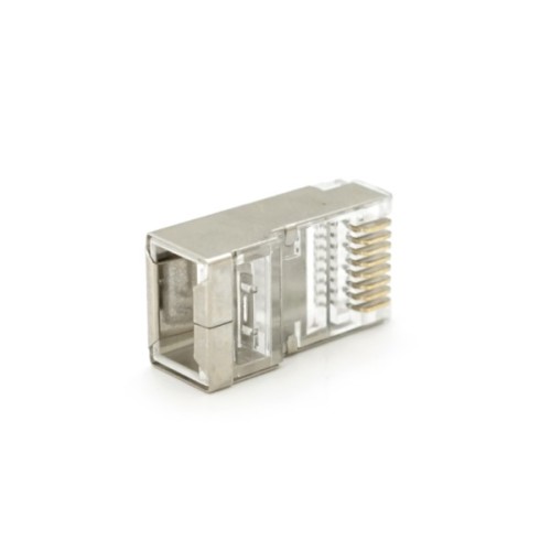 Конектор RJ45 cat.6 FTP, екранований, 50 шт упаковка Merlion (RJ45ML-2-50-CAT6-FTP / 10566)