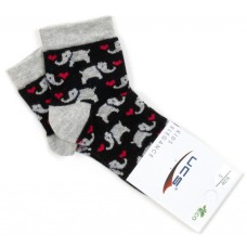 Шкарпетки дитячі UCS Socks зі слониками (M0C0101-2116-1B-black)