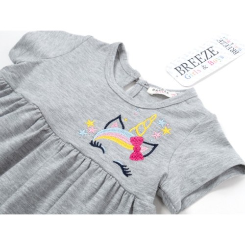Плаття дитяче Breeze з єдинорогом (16991-104G-gray)