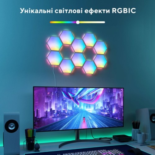 Світильник Govee H6061 Glide Hexa Light Panels 10шт RGB Білий (B6061301)