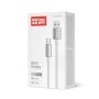 Дата кабель USB 2.0 AM to USB-C 1.0m 3A zinc alloy braided white ColorWay (CW-CBUC098-WT)