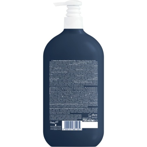 Шампунь Schauma Men з екстрактом хмелю для щоденного використання 750 мл (9000101681185)