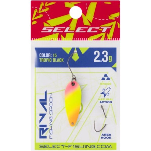 Блешня Select Rival 2.3g 30mm 15 Tropic Black (1870.80.14)