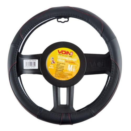 Чохол на руль VITOL M чорн-черв (VLOD-L2031 BK/RD M)
