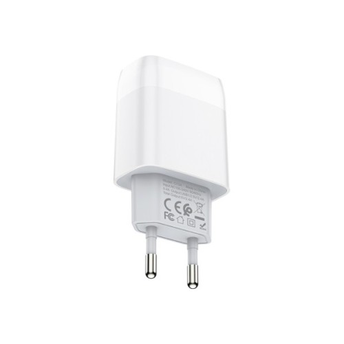 Зарядний пристрій HOCO C73A 2xUSB 12W white (6931474712912)
