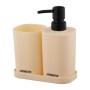 Набір для ванної кімнати Ardesto Vigor 3 предмети Бежевий 380 мл (ARHB3106MB)