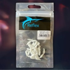 Силікон рибальський Reflex Опариш 12*2мм БІЛИЙ П/Е європідвіс (7407000004664)