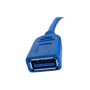 Дата кабель USB 3.0 AM/AF 1.5m 28 AWG, Super Speed Extradigital (KBU1632)
