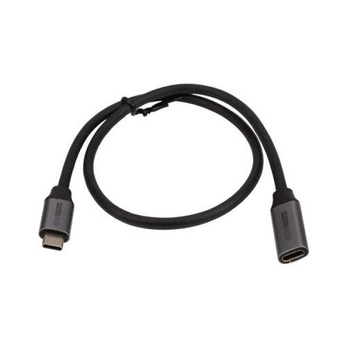 Дата кабель USB-C M to USB-C F 0.5m 5Gbps 60W 4K60Hz Cabletime (CA913664)