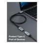Дата кабель USB-C M to USB-C F 0.5m 5Gbps 60W 4K60Hz Cabletime (CA913664)
