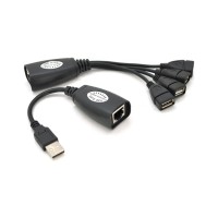 Адаптер Voltronic USB extender 50 m RJ-45 to 4xUSB AF (YT-EC USB-RJ-45/M+4RJ-45)
