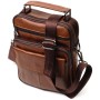Сумка Vintage Чоловіча з натуральної шкіри Світло-коричнева (21954)